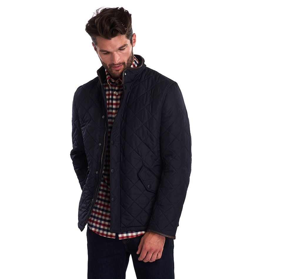 Barbour Powell Quilted Jacket - Navy