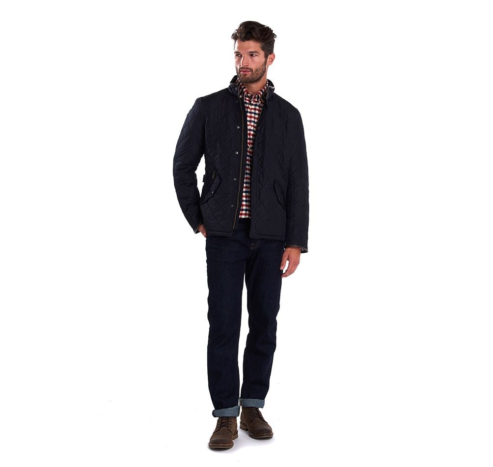 Barbour Powell Quilted Jacket - Navy