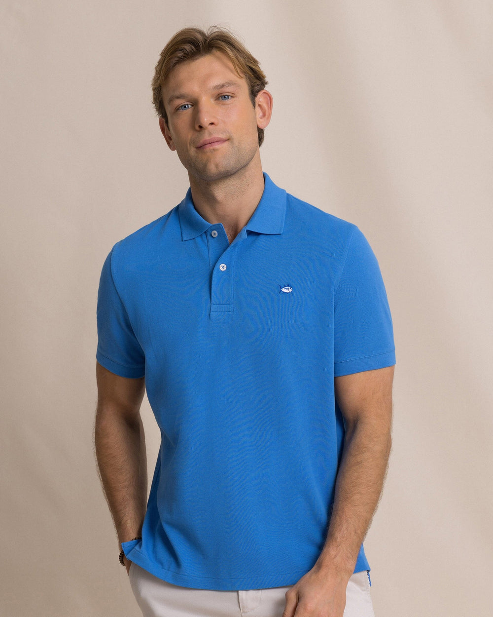 Southern Tide Skipjack Polo - Blue Stream