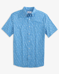 Southern Tide Reel Em In SS Sport Shirt - Boat Blue