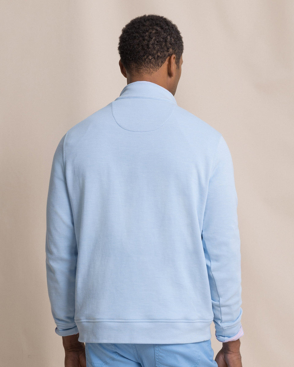 Southern Tide Sandy Cove Pique 1/4 Zip - Ocean Channel