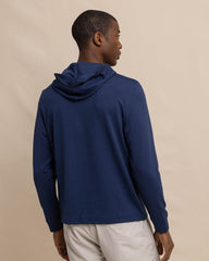 Southern Tide Scuttle Hoodie Performance 1/4 Zip - True Navy