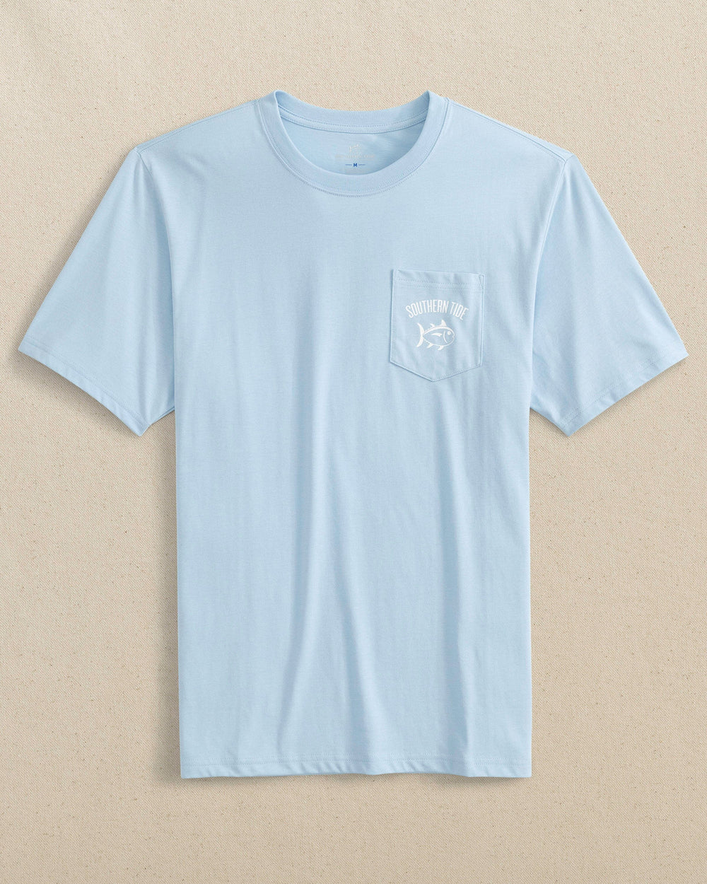 Southern Tide Short Sleeve Ships And Seagulls Tee - Cerulean