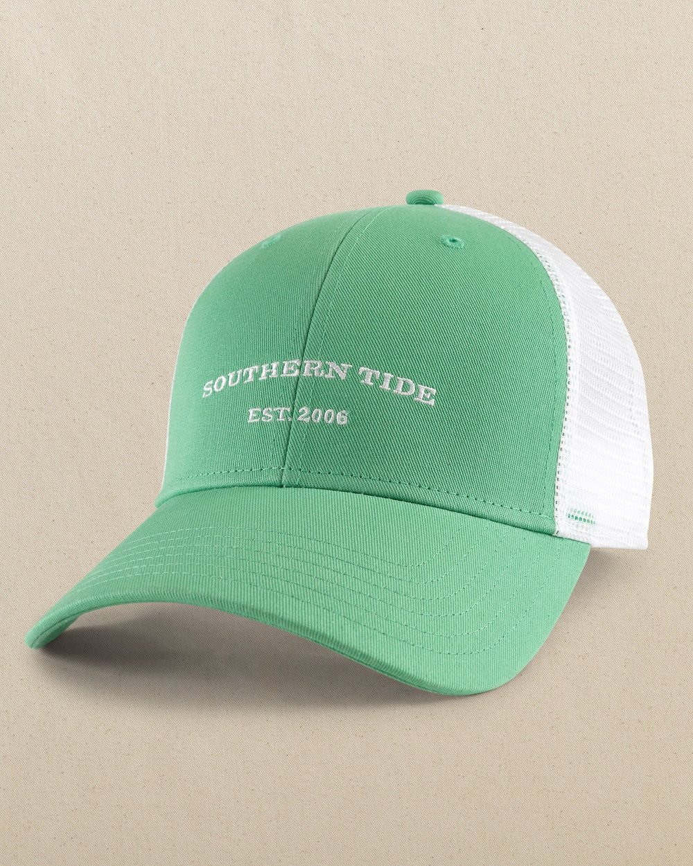 Southern Tide Arc Trucker Hat - Jade Green