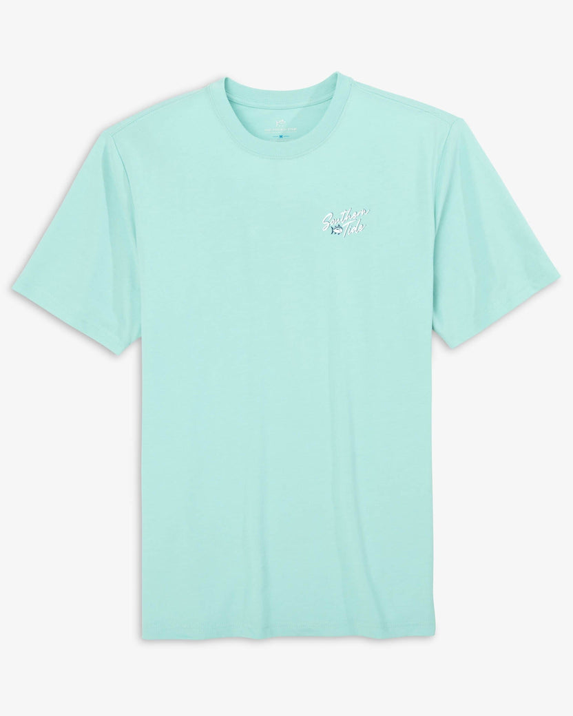 Southern Tide Authentic Badge Short Sleeve Tee - Turquoise Sea