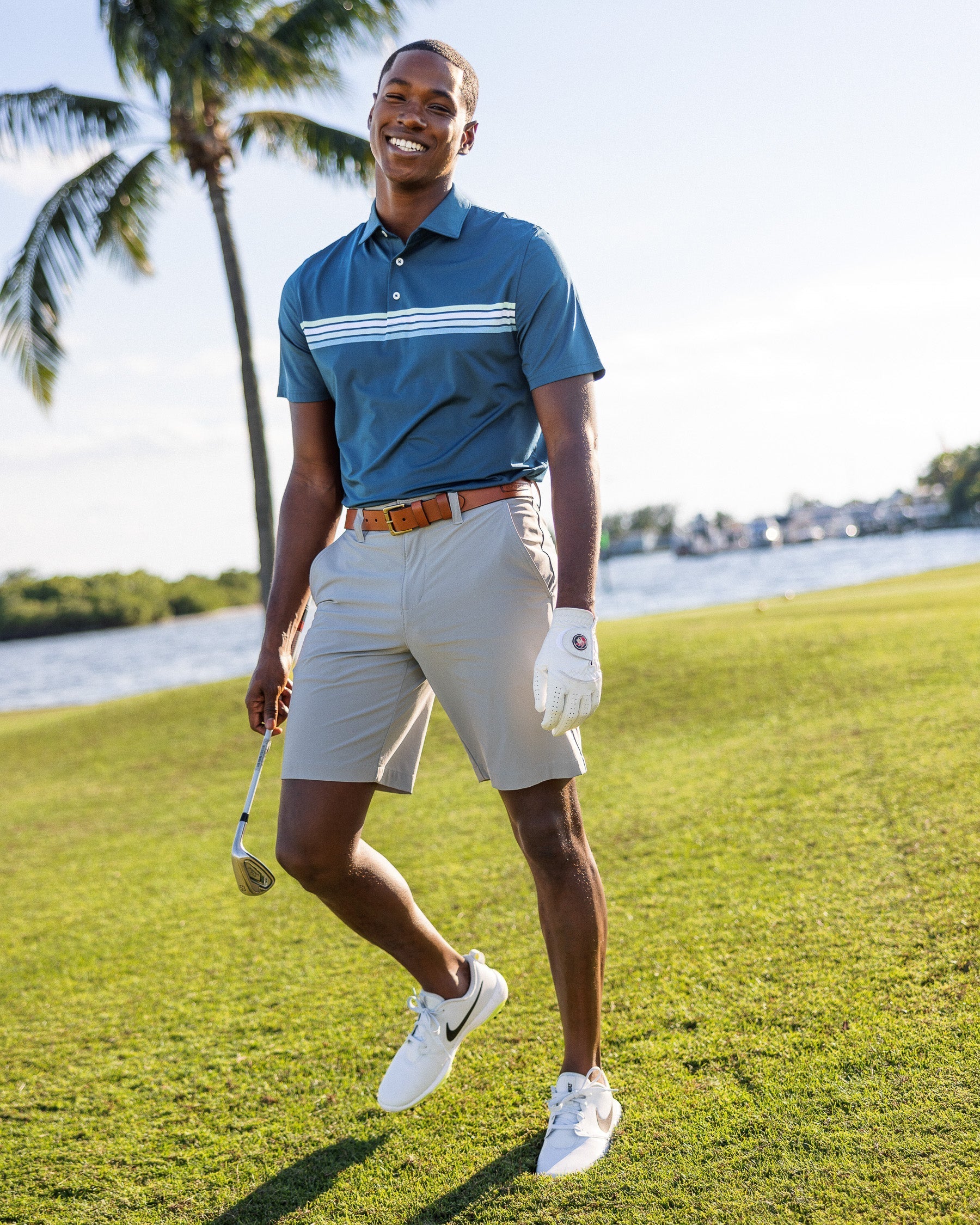Southern Tide 9" T3 Gulf Short - Seagull Grey