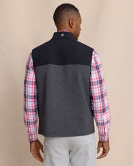 Southern Tide Waterfront Quilted Vest - Caviar Black