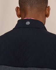 Southern Tide Waterfront Quilted Vest - Caviar Black