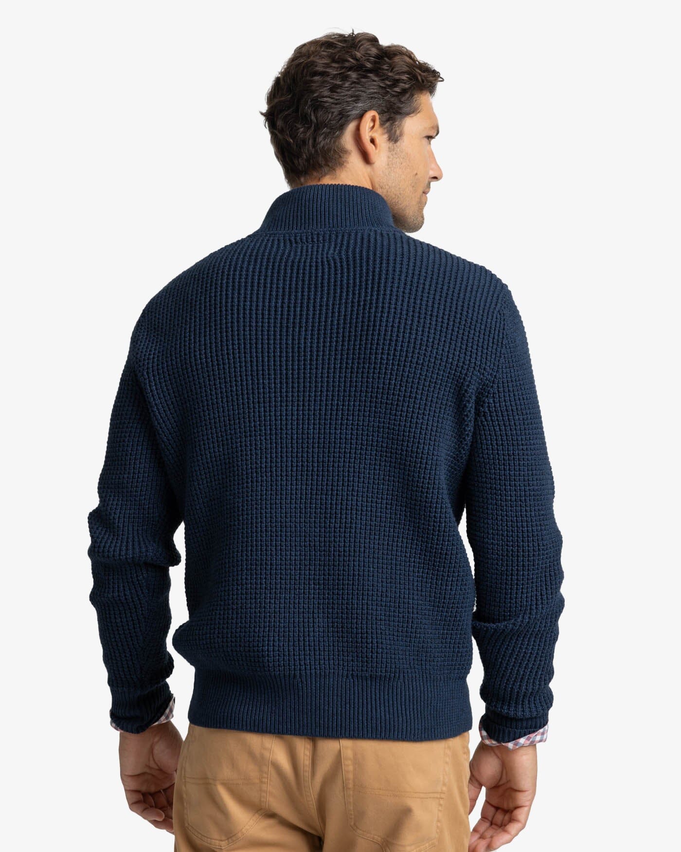 Southern Tide Westmont Jade 1/4 Button - Dress Blue