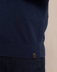 Southern Tide Whitehaven Heather 1/4 Zip - Dress Blue