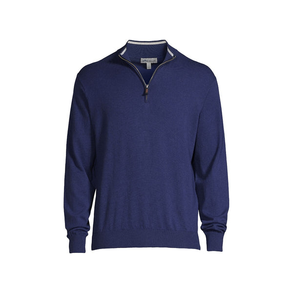 Peter Millar Crown Crest 1/4 Zip - Navy