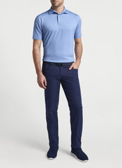 Peter Millar Crown Sport Solid Performance Polo - Cottage Blue