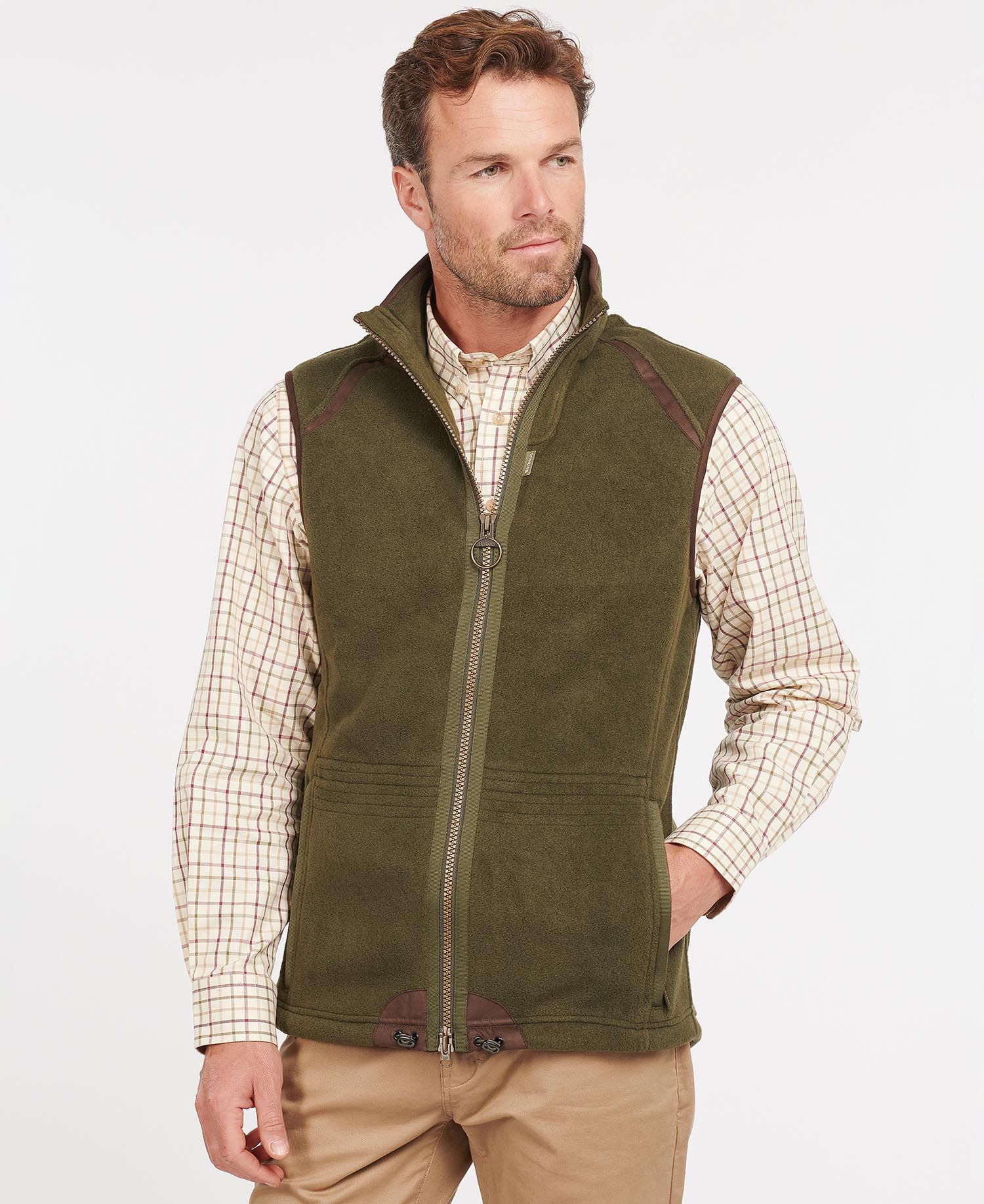 Barbour Langdale Fleece Gilet - Olive