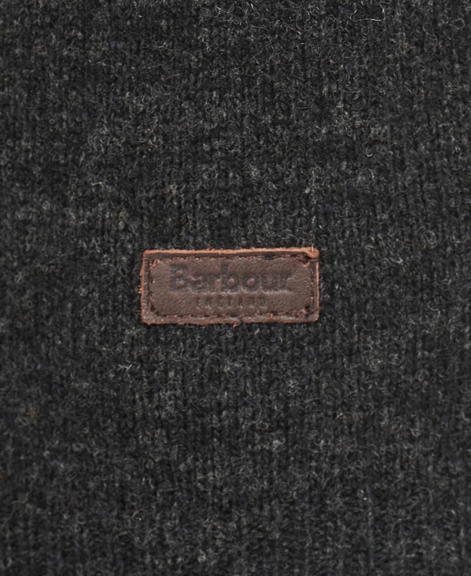 Barbour Patch Half Zip - Charcoal
