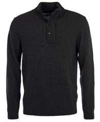Barbour Patch Half Zip - Charcoal