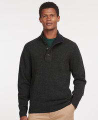Barbour Patch Half Zip - Charcoal
