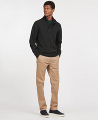 Barbour Patch Half Zip - Charcoal