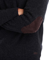 Barbour Patch Half Zip - Charcoal