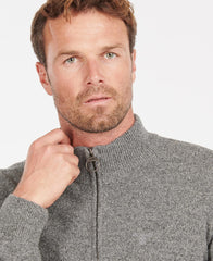 Barbour Tisbury 1/2 Zip Sweater - Grey