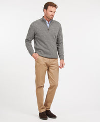 Barbour Tisbury 1/2 Zip Sweater - Grey