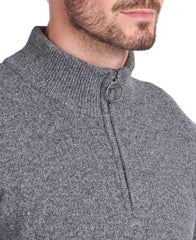 Barbour Tisbury 1/2 Zip Sweater - Grey