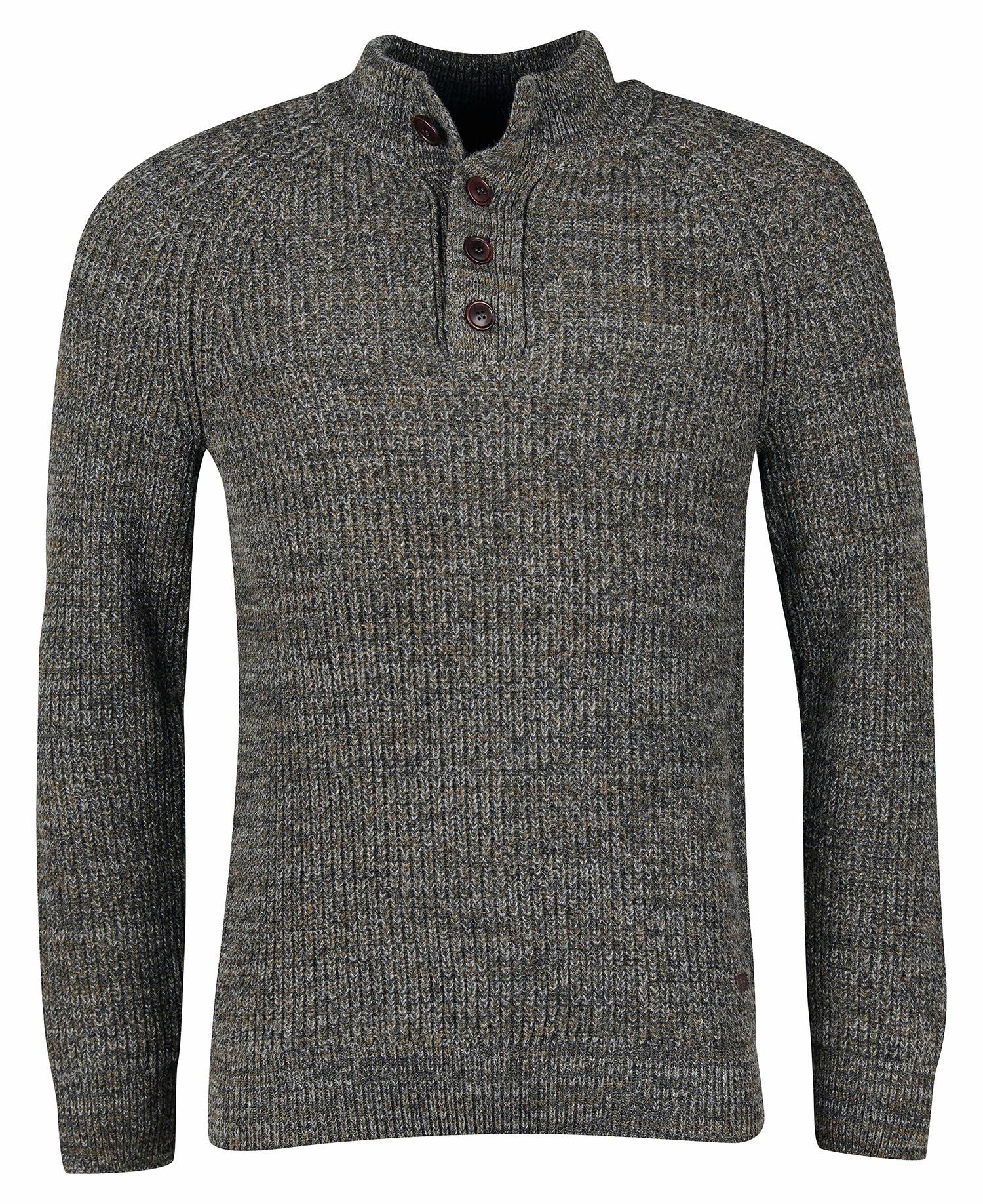 Barbour Horseford Half Button - Olive