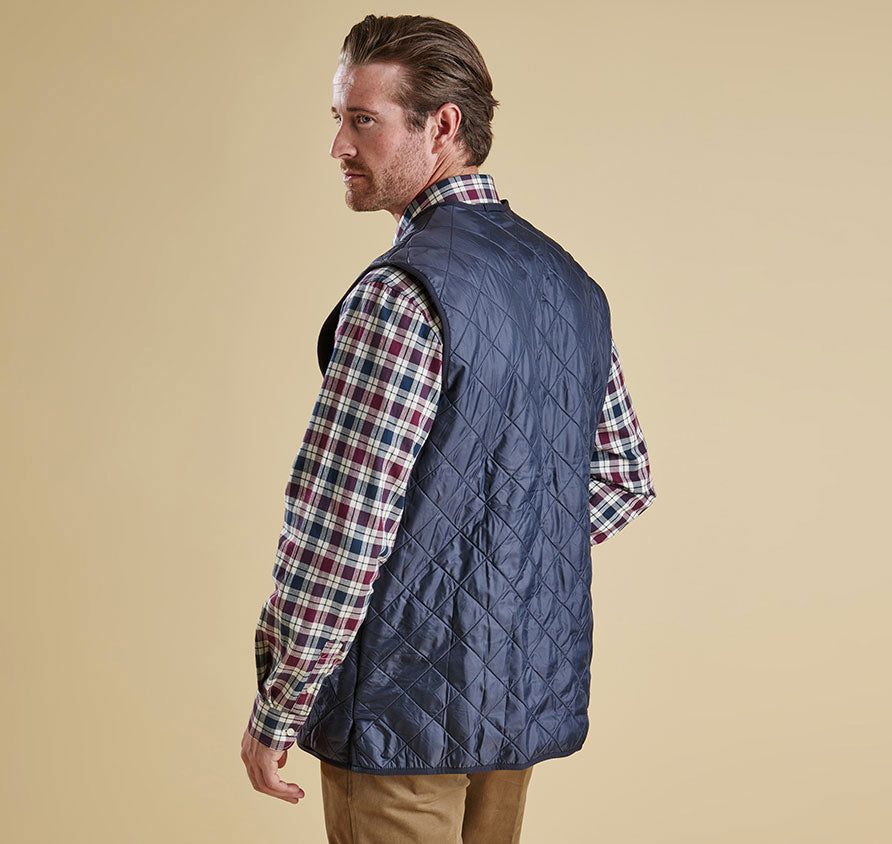 Barbour Polarquilt Waistcoat/Zip-In Liner - Navy