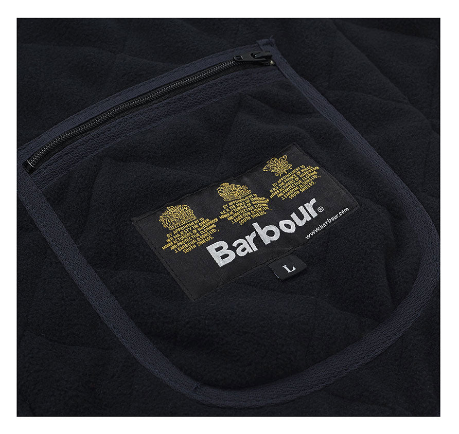 Barbour Polarquilt Waistcoat/Zip-In Liner - Navy