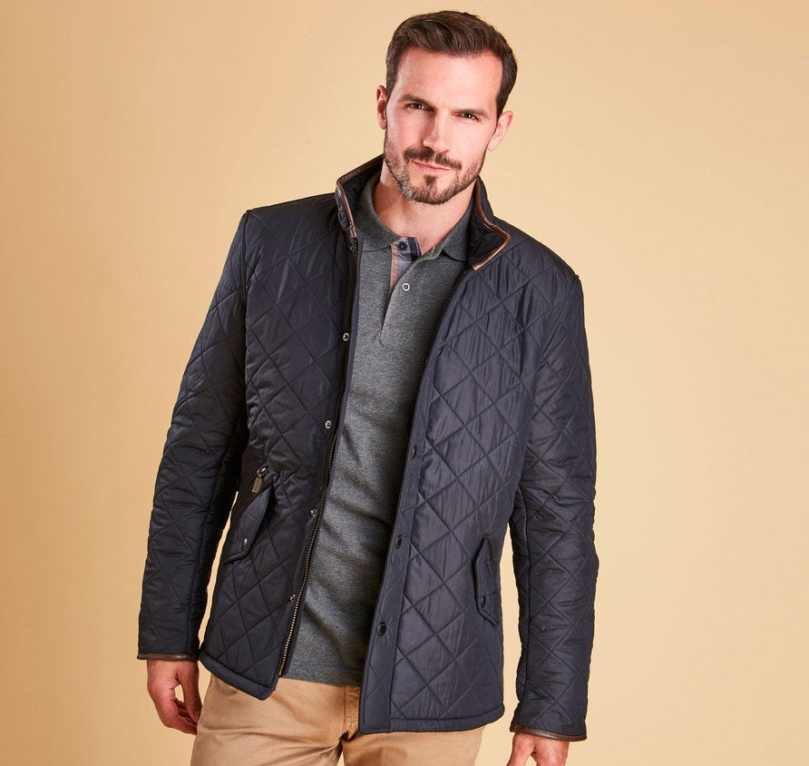 Barbour Powell Quilted Jacket - Navy