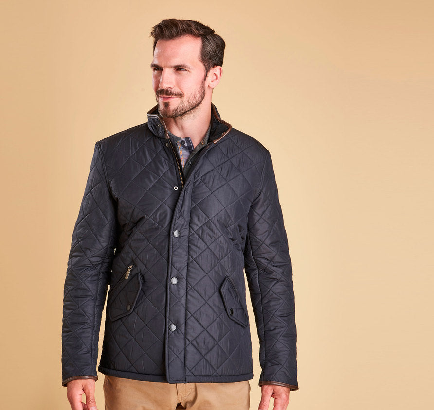 Barbour Powell Quilted Jacket - Navy