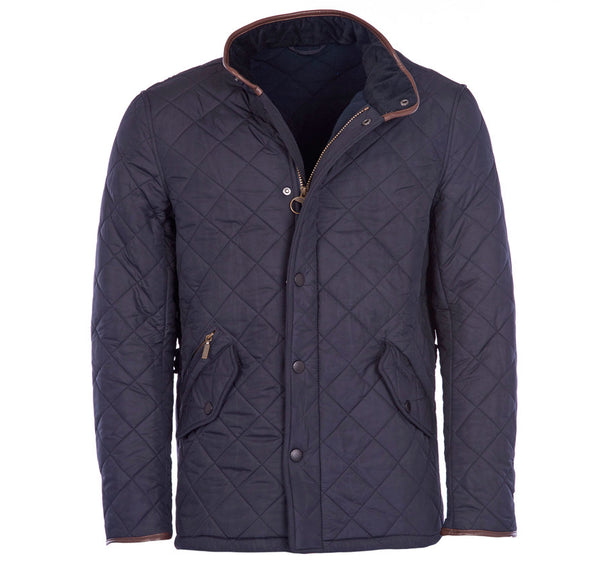 Barbour Powell Quilted Jacket - Navy – The Lucky Knot Men's