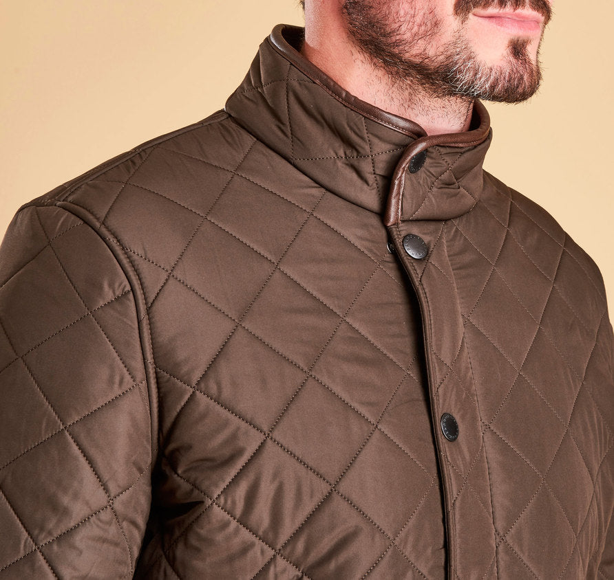 Barbour Powell Quilted Jacket - Olive