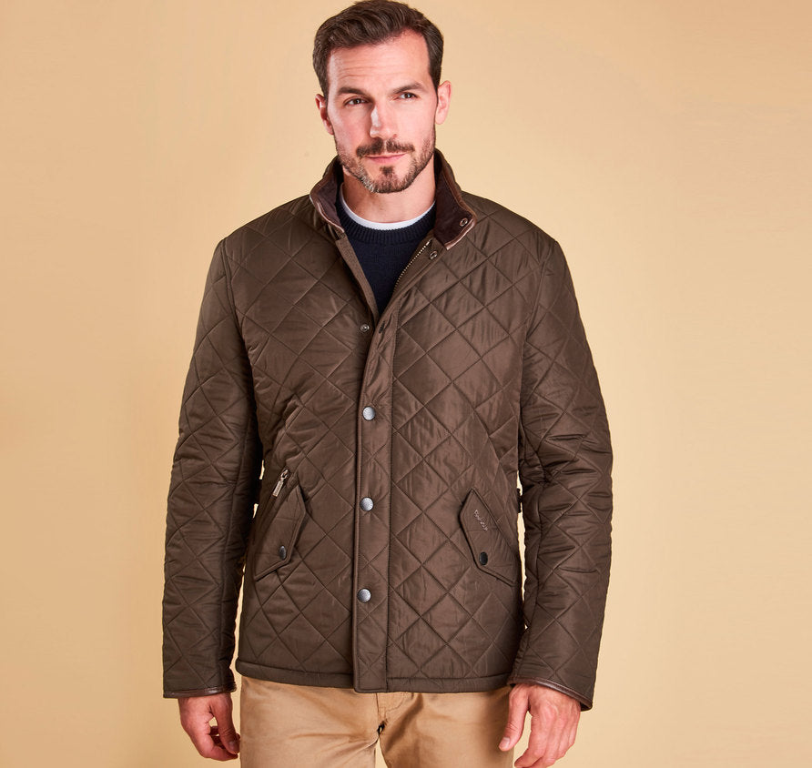 Barbour Powell Quilted Jacket - Olive
