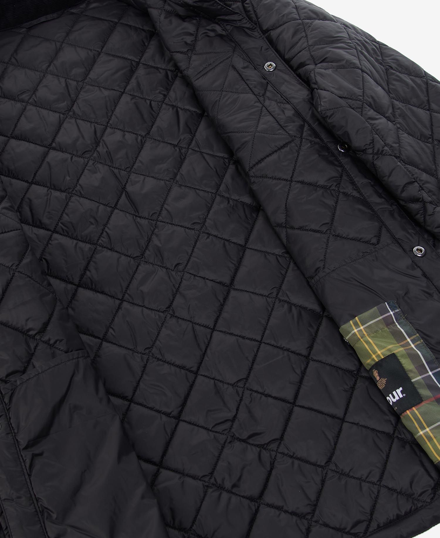 Barbour Shirt Quilted Jacket - Black
