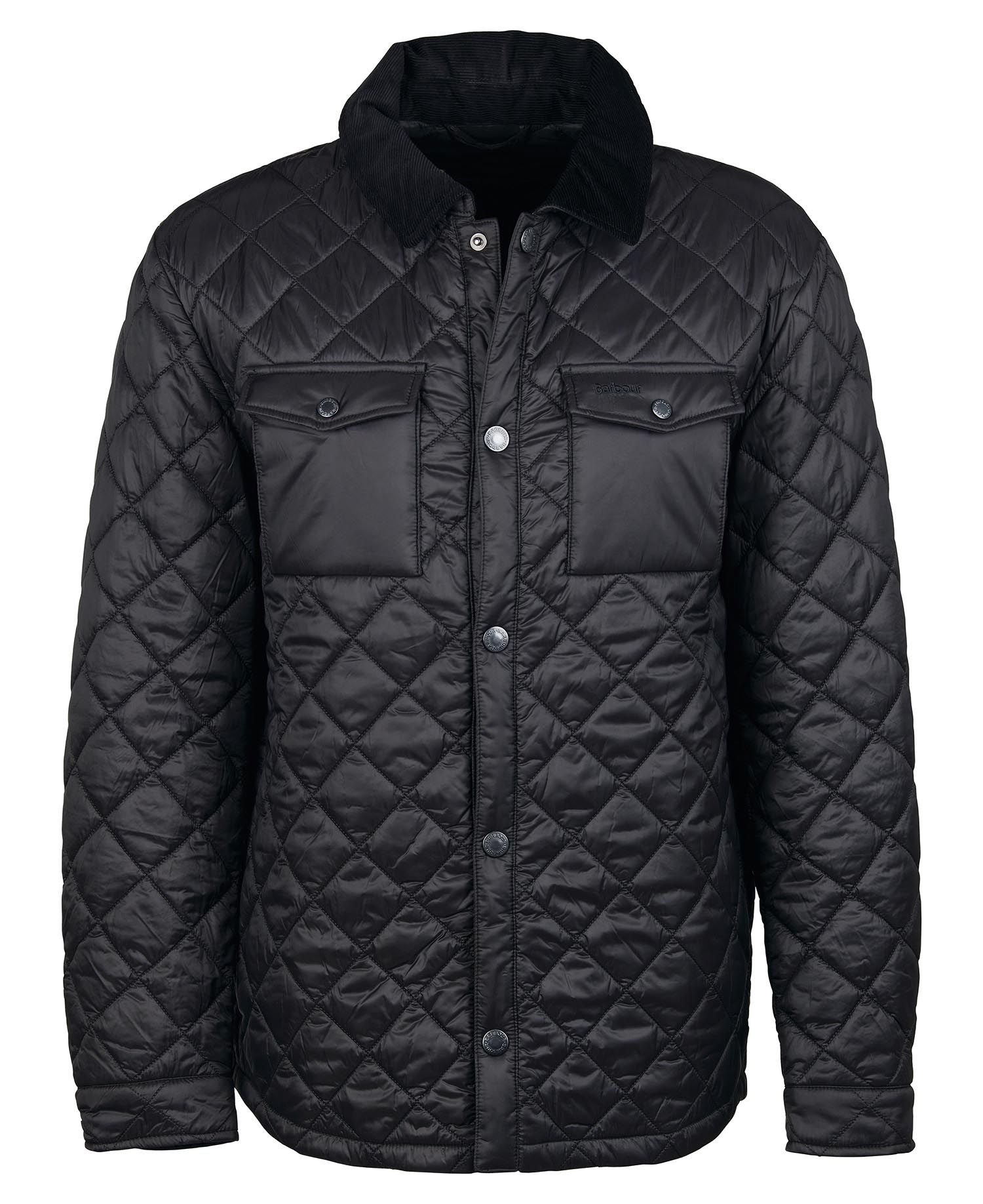 Barbour Shirt Quilted Jacket - Black
