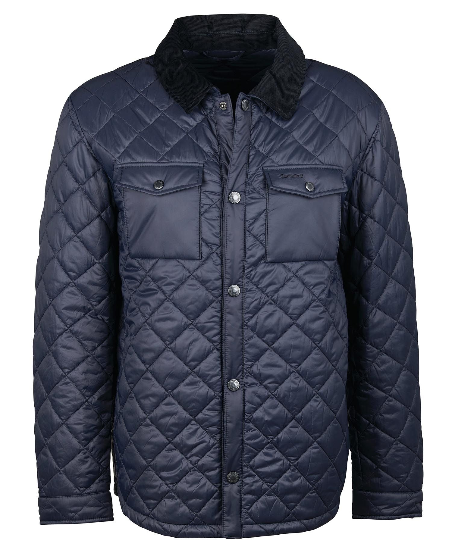 Barbour Shirt Quilted Jacket - Navy