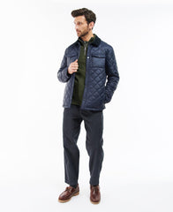 Barbour Shirt Quilted Jacket - Navy