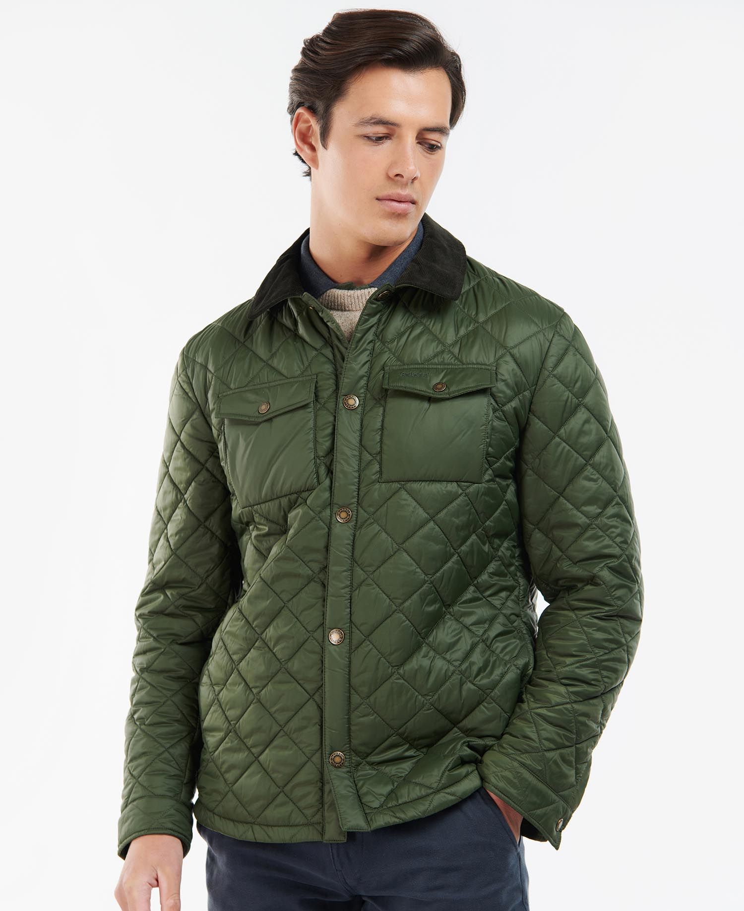 Barbour Shirt Quilted Jacket - Green