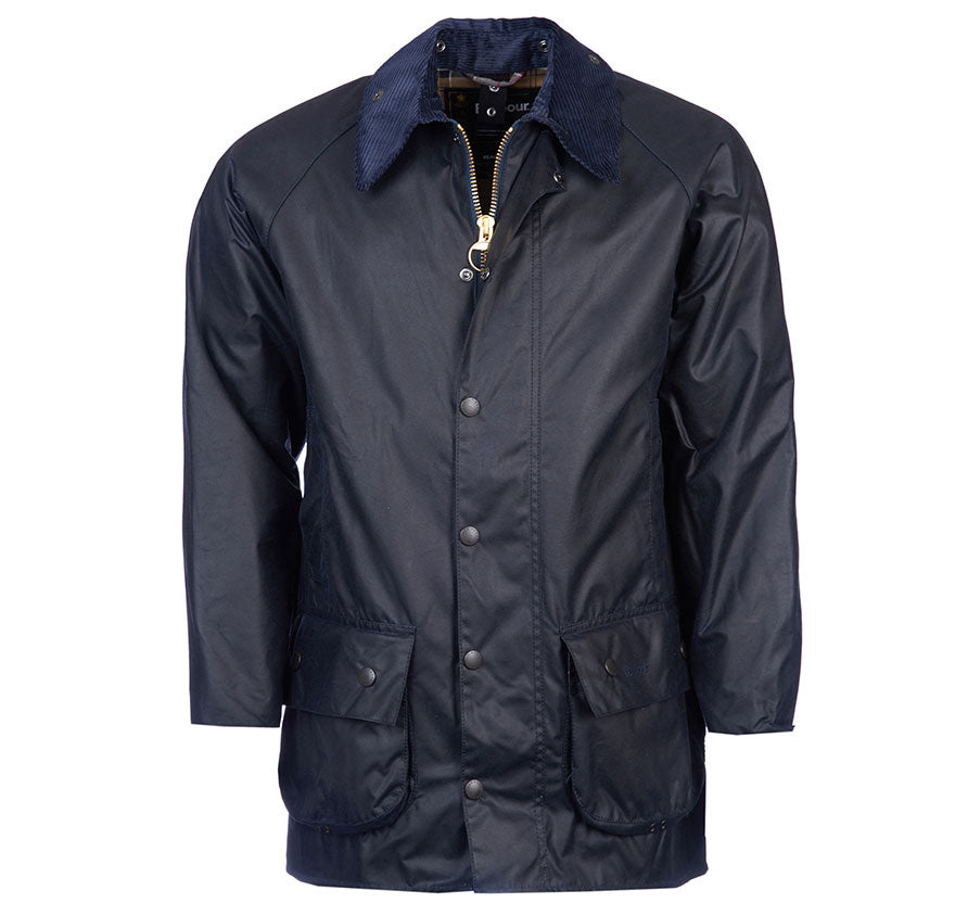 Barbour Beaufort Wax Jacket - Navy
