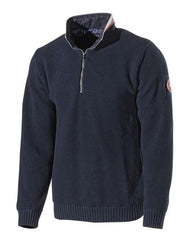 Holebrook Classic Wind Proof 1/4 Zip Sweater - Navy