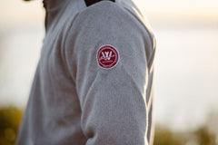 Holebrook Gregor Wind Proof 1/4 Zip Sweater - Lt Grey