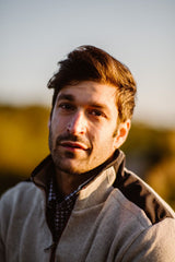 Holebrook Gregor Wind Proof 1/4 Zip Sweater - Lt Grey