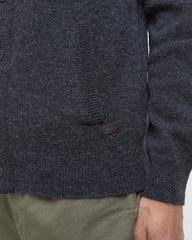 Barbour Essential Patch Zip Through - Charcoal Marl