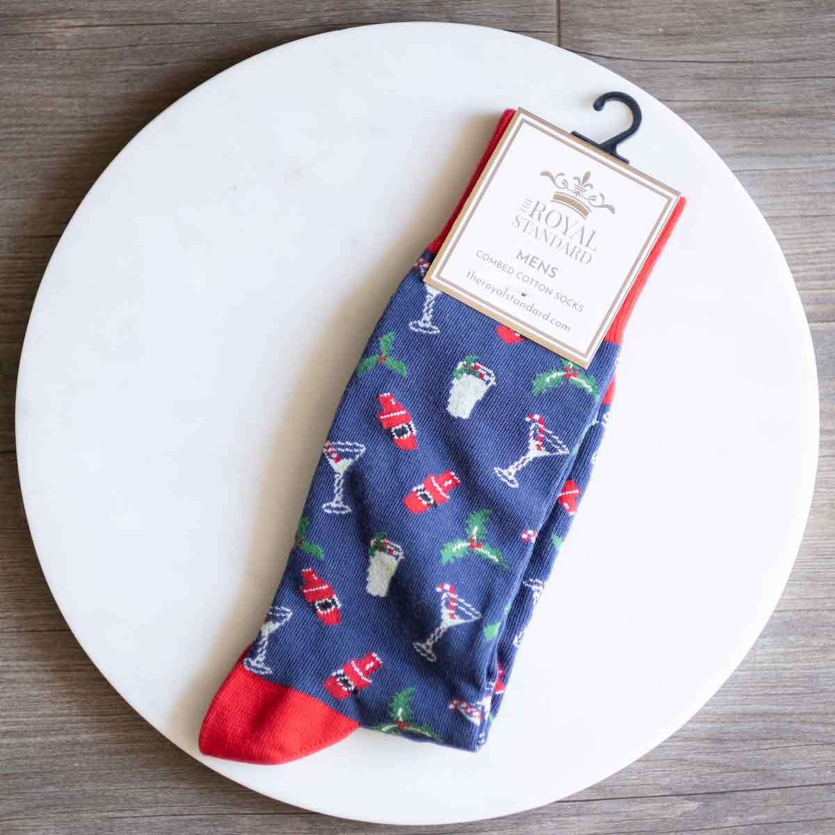 Christmas Cocktails Socks