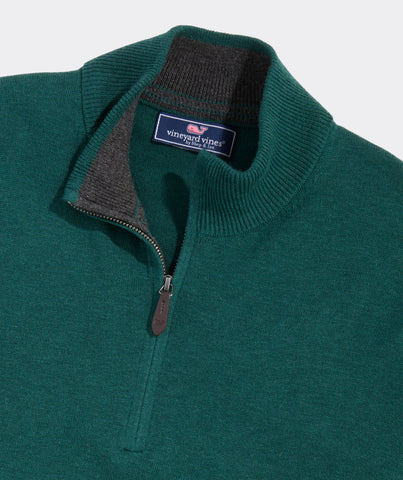 Vineyard Vines Boathouse 1/4 Zip - Charleston Green