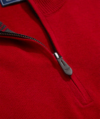 Vineyard Vines Boathouse 1/4 Zip - Red Velvet