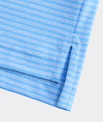 Vineyard Vines Bradley Stripe Sankaty Polo - Blue/Ocean Breeze
