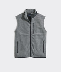 Vineyard Vines Mountain Sweater Fleece Vest - Ultimate Grey