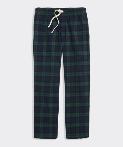 Vineyard Vines Flannel Lounge Pant - Charleston Green