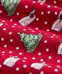 Vineyard Vines Flannel Lounge Pant - Santa Whale Red